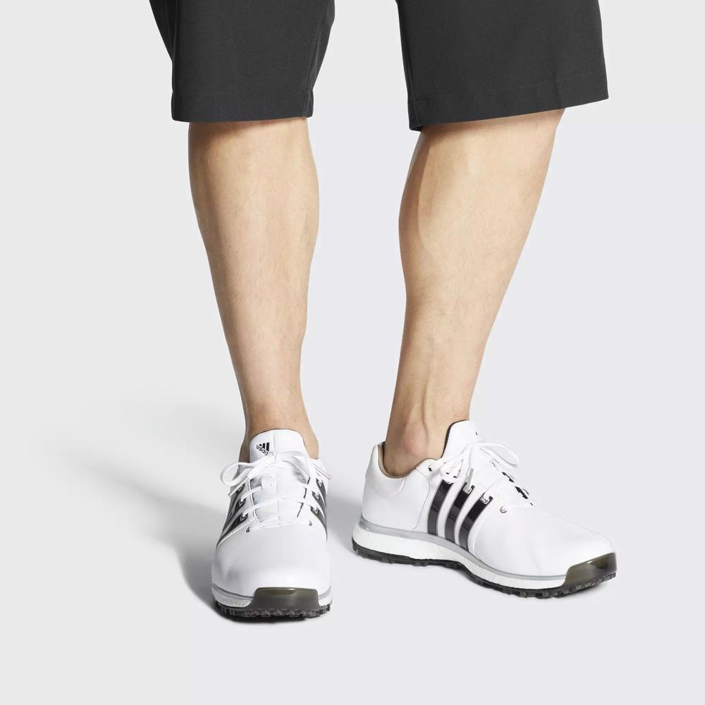 Adidas Tour360 XT-SL Wide Tenis De Golf Blancos Para Hombre (MX-36694)